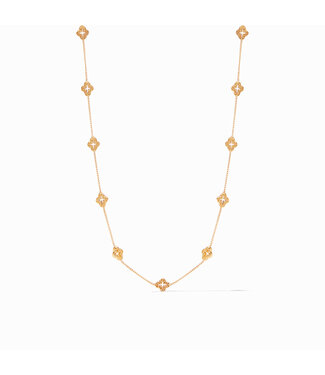 JULIE VOS Florentine Demi Delicate Station Necklace