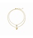 JULIE VOS Heart Duo Delicate Necklace