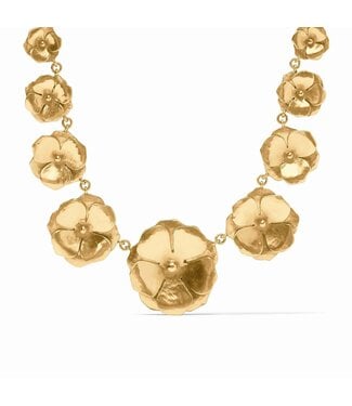 JULIE VOS Bloom Statement Necklace Gold