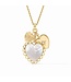 JULIE VOS Heart Trio Charm Pendant