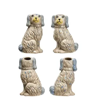 Hand-Painted Vintage Reproduction Vase Blue - Sold Individually