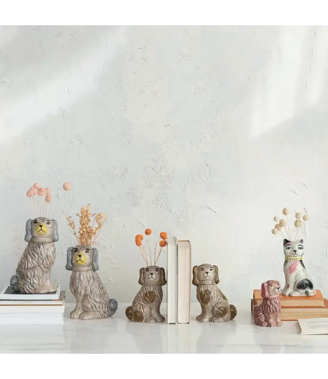 Hand-Painted Vintage Reproduction Vase Blue - Sold Individually