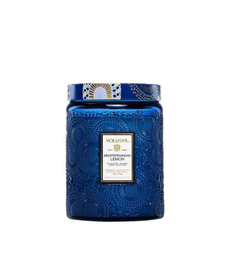 VOLUSPA Mediterranean Lemon 18oz  Large Jar Candle