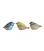 Hand-Painted Stoneware Bird - Sold Individually