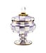 MACKENZIE CHILDS Violet Check Curiosity Pot