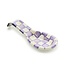 MACKENZIE CHILDS Violet Check Spoon Rest
