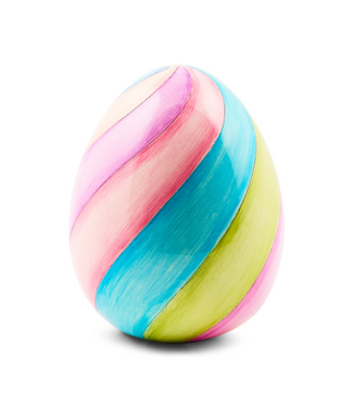 MACKENZIE CHILDS Frolic Spring Swirl Mini Egg
