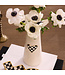 MACKENZIE CHILDS Courtly Check Tall Heart Vase