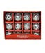 1.25" Petite Treasures Mirrored Disco Ball Glass Ornament - Sold as a Set