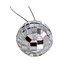 1.25" Petite Treasures Mirrored Disco Ball Glass Ornament - Sold as a Set