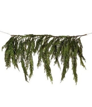47x29" Real Touch Norfolk Pine Dripping Garland