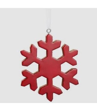 8" Snowflake Ornament