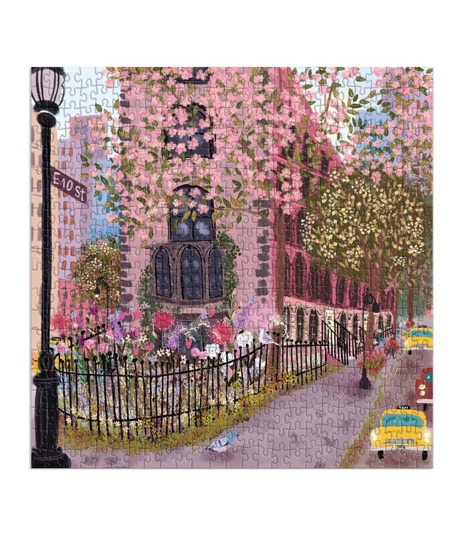 Blooming Streets 500 Piece Puzzle