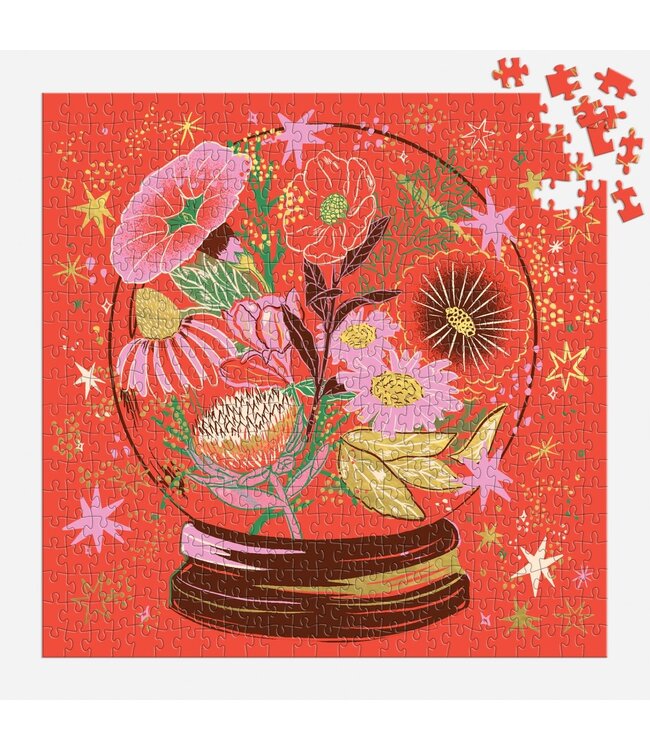 Flower Gazing 500 Piece Foil Puzzle