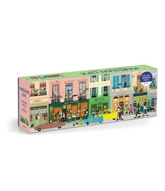 Parisian Life 1000 Piece Panoramic Puzzle