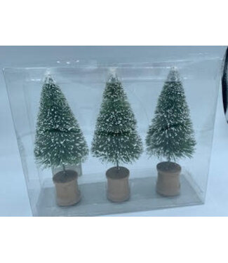 6" Bottle Brush Tree on Spools