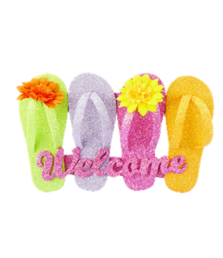 Flip Flop Welcome Sign