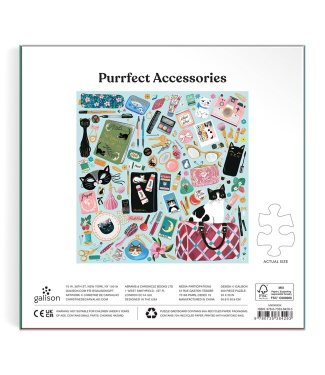 Purrfect Accessories 500 Piece Foil Puzzle