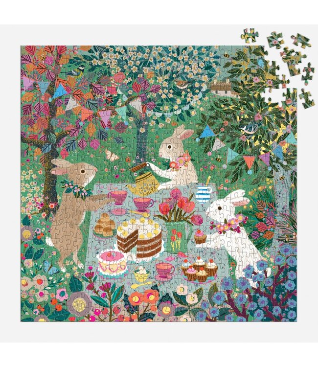 Spring Tea Party 500 Piece Foil Puzzle