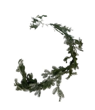 6' Glittered Pine Garland