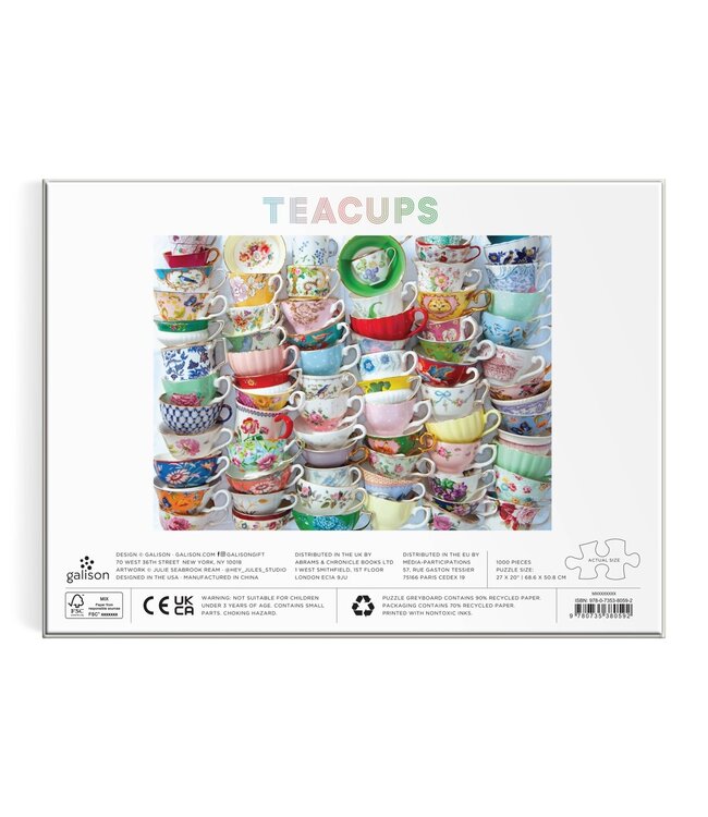 Teacups 1000 Piece Puzzle