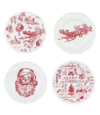 Christmas Dessert Plates