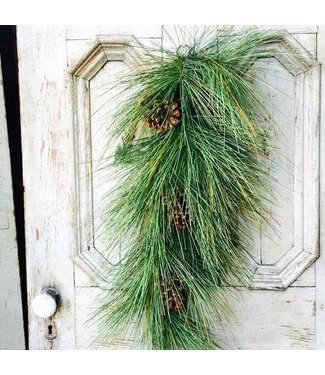 32" Giant Pine & Sugar Cone Tear Drop