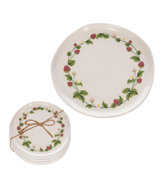 Dol Strawberry App Plates Sold Individually