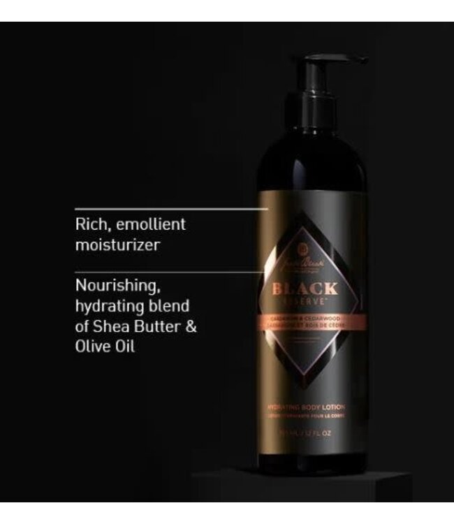 JACK BLACK Black Reserve Hydrating Body Lotion, 12 oz.