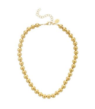 SUSAN SHAW Mini Margaret Gold Bead Necklace