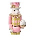 48" Resin Garden Bunny With Egg
