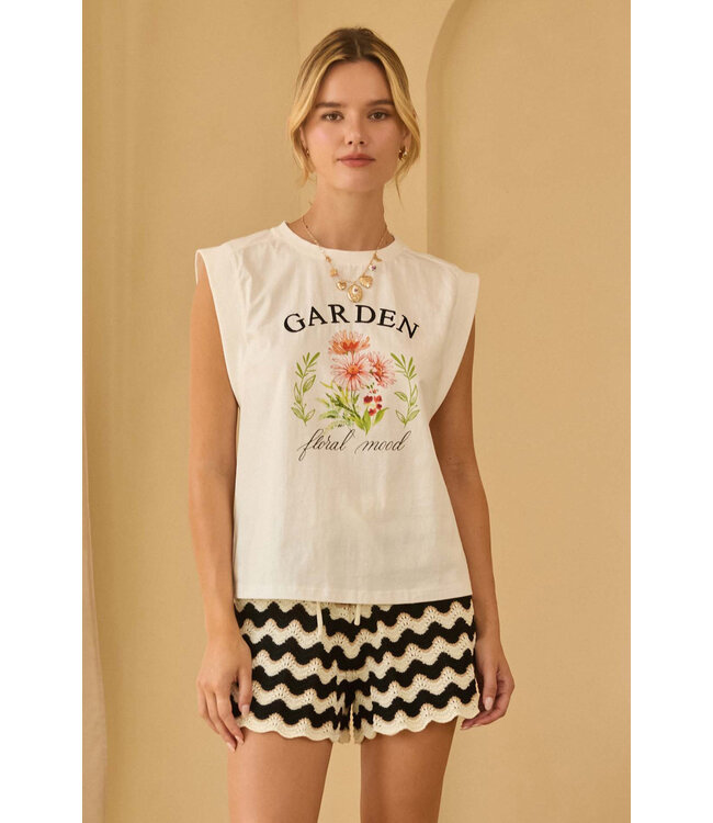Hazel Graphic Embroidered Top