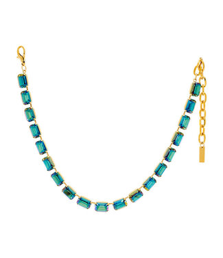TOVA Jabari Necklace in Aqua Verde