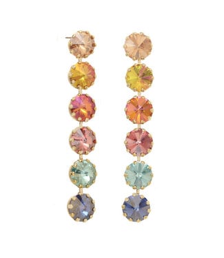 TOVA Lilibet Earrings Single in Watermelon Mix