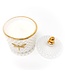 DRAGONFLY FRAGRANCES Bella Candle - White & Gold