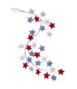 48” Americana Star Garland