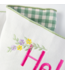 Canvas Hello Spring Check Backing Banner