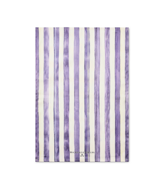 MACKENZIE CHILDS Violet Stripe Printed Dish Towel