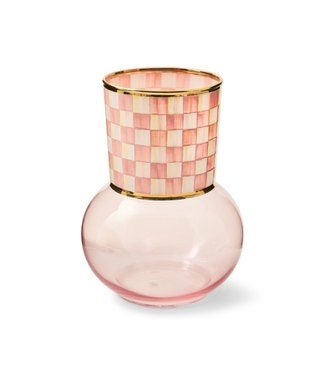 MACKENZIE CHILDS Check Glass Vase