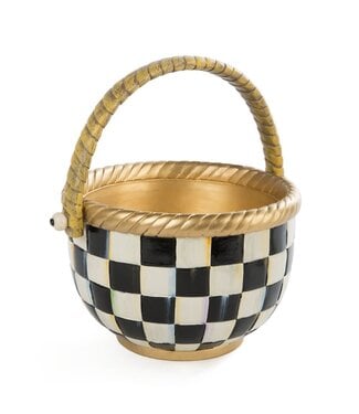 MACKENZIE CHILDS Courtly Check Large Basket