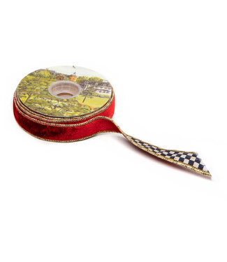 MACKENZIE CHILDS Christmas Magic 1" Ribbon