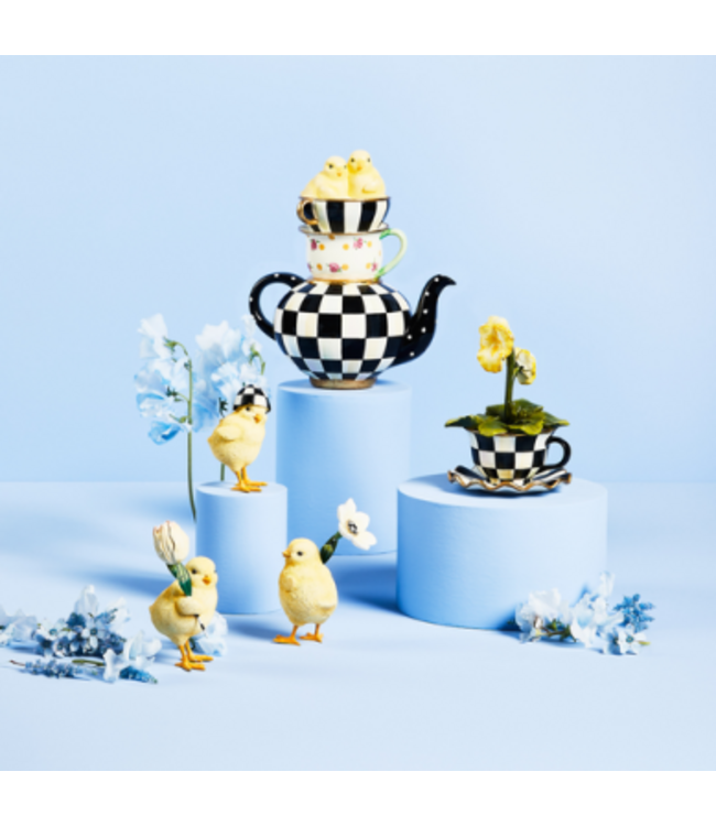 MACKENZIE CHILDS Rose Garden Chick - Sold Individually