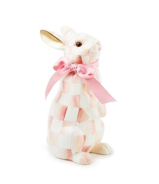 MACKENZIE CHILDS Rosy Check Standing Bunny