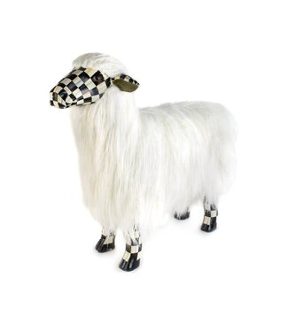 MACKENZIE CHILDS Courtly Check White Sheep - Large