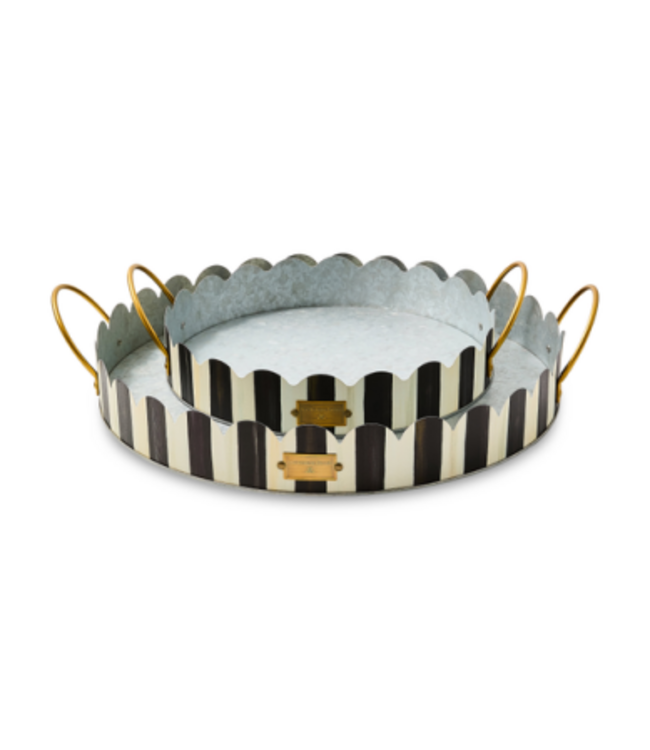 MACKENZIE CHILDS Stripe Serving Tray - Sold Individually