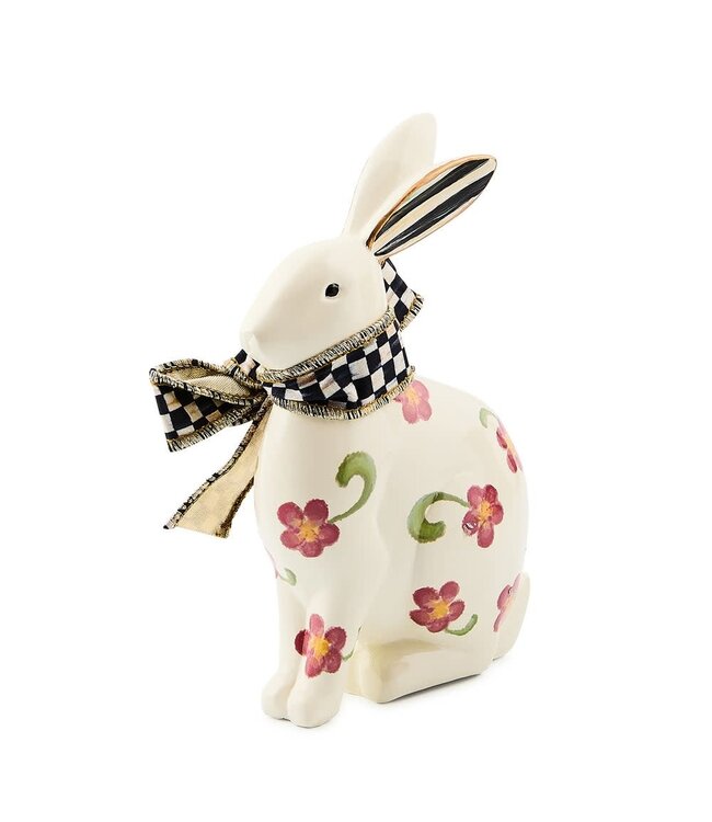 MACKENZIE CHILDS Floral Rabbit