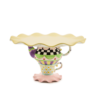 MACKENZIE CHILDS Wonderland Cake Stand