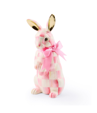 MACKENZIE CHILDS Bubblegum Check Hops Bunny