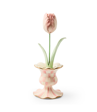 MACKENZIE CHILDS Rosy Garden Tulip in Vase