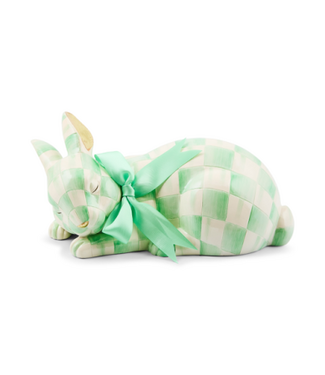 MACKENZIE CHILDS Mint Check Fluffy Bunny